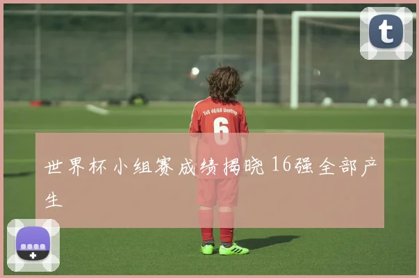 世界杯小组赛成绩揭晓 16强全部产生